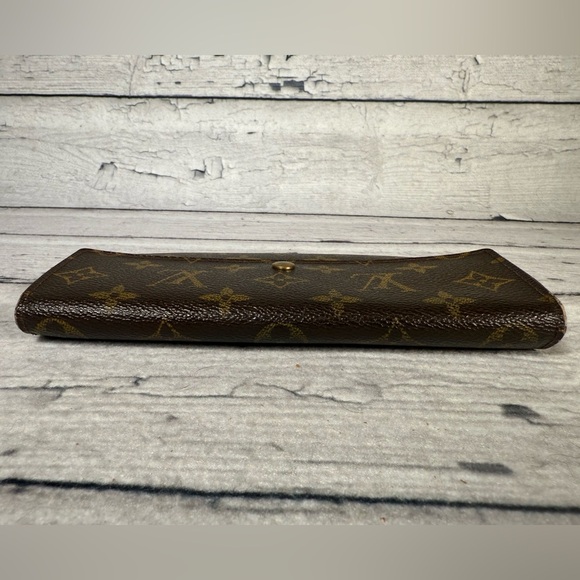 Louis Vuitton Portefeuille Sarah Long Bifold Wallet Monogram Leather Canvas - Picture 5 of 16